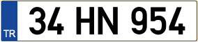 Truck License Plate